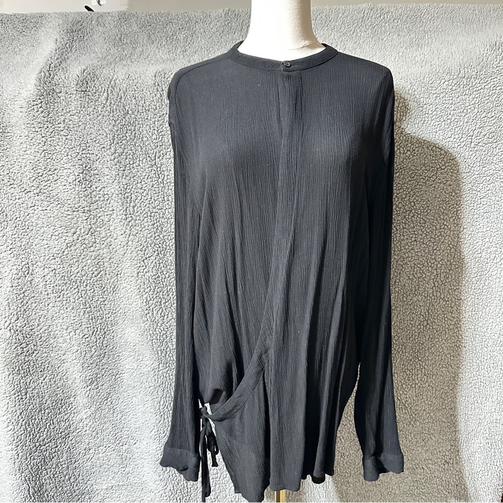 ASOS Black Long Sleeve Blouse